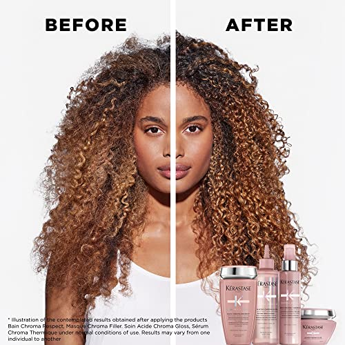 Kerastase Chroma Absolu Cica Chroma Strengthening Conditioner For Sensitive or Damaged Hair - Anti-Porosity, Improves Hair Health and Preserves Color Vibrancy With Lactic Acid