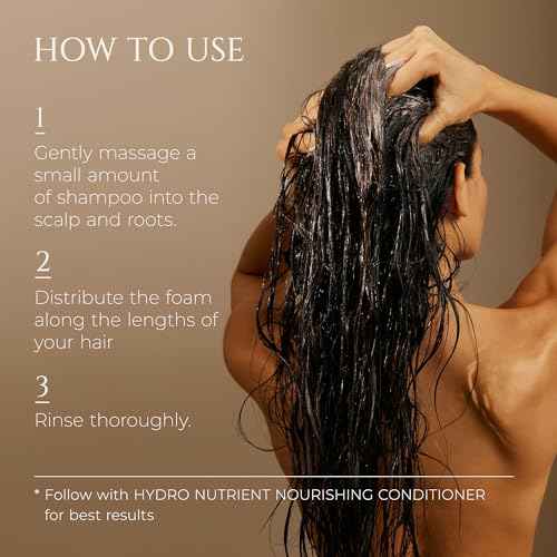 HADAT Hydro Nourishing Moisture Shampoo ? Salon-Grade Sulfate-Free, For Dry, Frizzy, or Color-Treated Hair ? Deep Hydration, Shine & Smooth Finish ? Professional Haircare, 27.05 Fl oz (Pack of 1)