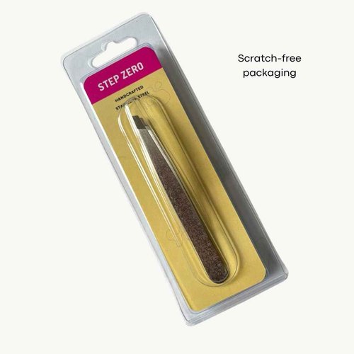 Eyebrow Tweezers with Patterns- Slant Tip Tweezers | BRAND: STEP ZERO (Floral) Eyebrow Tweezers with Patterns- Slant Tip | Tweezers for women | Tweezers for men | Tweezers for fine hair