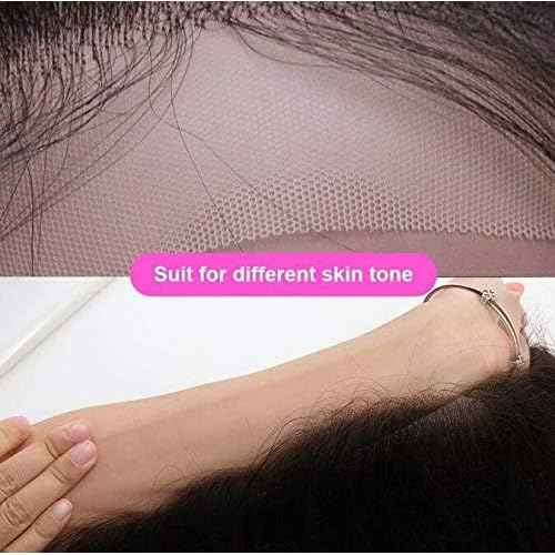 Short Bob Wigs Water Wave Lace Front Human Hair Wig 13x4 HD Lace Loose Wave Remy Bob Wigs Preplucked With Baby Hair Deep Hairline Bleached Knots Remy Wavy Invisible Lace Virgin Bob Hair Wig 8"