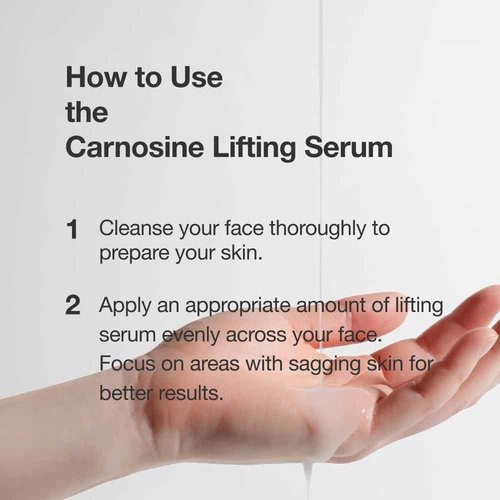 ODELOI Carnosine Lifting Serum - Anti-Aging, Elasticity & Hydration | With Collagen & Adenosine Rich in Wrinkle-Improving Properties |Dermatologist Tested Korean Skincare |All Skin Types |1.76 fl.oz.