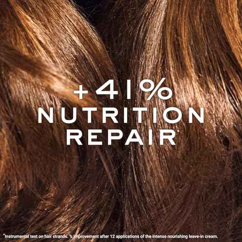Nuxe Hair Prodigieux Intense Nourishing Leave-in Cream. Repairs & Protects Hair From Heat, For Soft, Shiny and Healthy Looking Hair. With Argan and Jojoba Oil, 3.4 Fl Oz