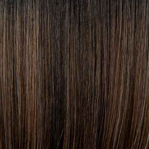 Kim Kimble 20" Wavy Waves Headband Wig, Long Layered Hair With Black Headband and Comb Clip, 3/4 Cap - Average Cap Size, MC8 29SS Chocolate Toffee
