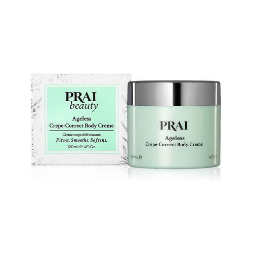 PRAI Beauty Ageless Crepe-Correct Body Creme - Anti-Aging and Anti-Wrinkle Body Cream for Crepe Skin - Body Skin Care Products for Ageless-Looking Skin - 4 Oz