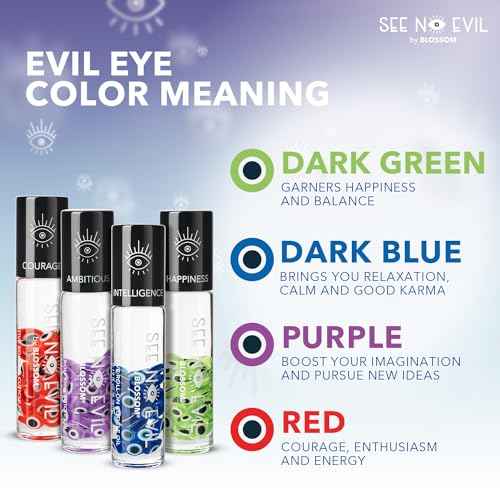 Blossom Cuticle Oil, See No Evil Scented Roll on Cuticle Oil for Nails, Rollerball Application for Nail Support, Cruelty Free, 0.19oz, Intelligence Jasmine