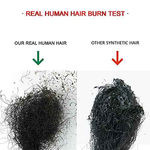 0.6cm Width 10 Inch 100 Strands 100% Human Hair Loc Extensions, Full Handmade Dreadlock Extensions for Men Women Kids Can Be Dyed and Bleached 100% Unprocessed Natural Black