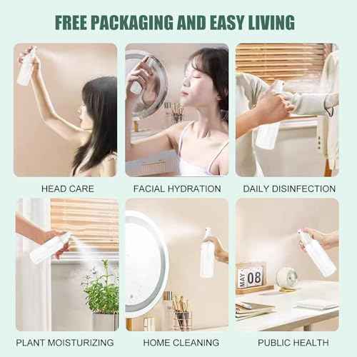 Small Spray Bottle, Spray Bottles, Clear Empty Fine Mist Plastic Mini Travel Bottle Set, Small Refillable Containers, 2 * 50ml, 2 * 100ml