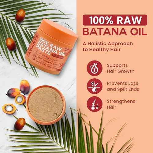 Raw Batana Oil for Hair Growth - 100% Pure, Organic 4oz Batana from Honduras for Thick and Strong Natural Hair - Dr. Sebi Unrefined Cold Pressed Cosmetic Scalp Mask for Men & Women (3 Pack)