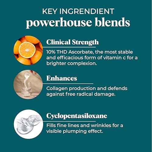 VI Derm Vitamin C Brightening Concentrate ? Age-Defying Face Formula with 10% THD Ascorbate, Support for Dark Spots, Uneven Skin Tone, Hyperpigmentation, Fine Lines and Dullness ? 1 Fl Oz / 30 mL