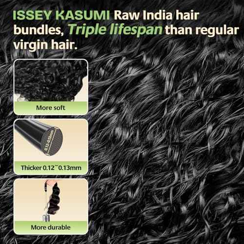 Raw Indian Human Hair Single Bundle,Triple Lifespan Than Regular Virgin Hair,In-Store Quality,Online Price! 100% Raw Indian Hair Bundles Water Wave Raw Hair Bundles 22 Inch