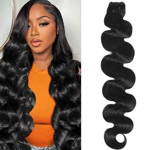 AZONA 16A Real Raw Bundles Body Wave Human Hair,No Tangle No Shedding Body Wave Bundles Human Hair,Triple The Lifespan Over Regular Virgin Hair Bundle,Silky And Soft 24 Inch