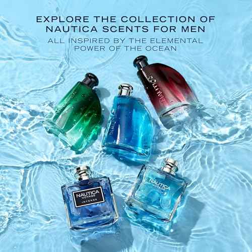 Nautica Midnight Voyage Giftset, 1.6oz EDT + 0.33 fl oz Pen Spray, Notes of Pink Pepper, Amber, and Mint, Men's Fragrance, Long Lasting, Everyday Fragrance, Travel Size