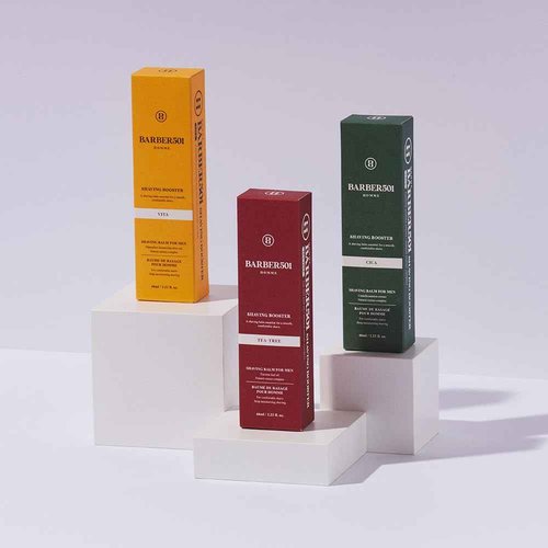 Barber501 Shaving Booster Balm Shaving Cream Men, Shaving Gel, Shave Oil, Travel Shaving Cream (3, Red,Green,Yellow)