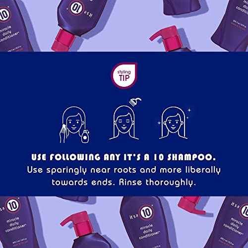 ITS A 10 by It's a 10 MIRACLE DAILY CONDITIONER 10 OZ ( Package Of 3 ) by ITS A 10