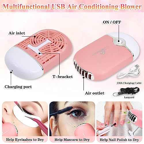EyeLash Extension Kit for Beginners, Professional Lash EyeLash Extension Practice Kit with Everything, Mannequin Head, Eye Lashes Glue, Lash Kit for Eyelash Extensions Beginners Training