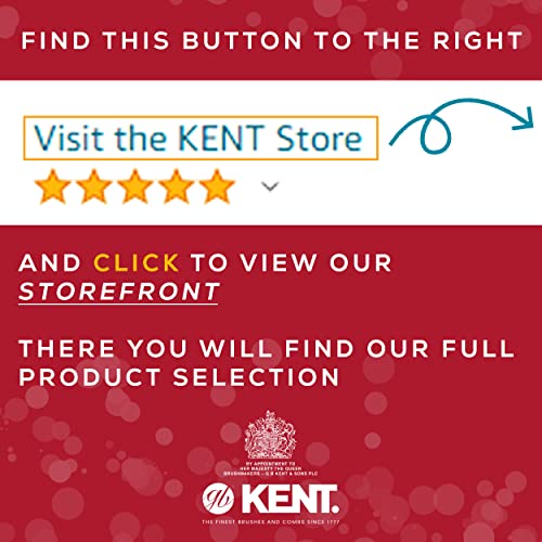 Kent Set Men's Hair Pocket Combs, T White 81T X-Small, FOT All Fine Tooth, R7t Double Toothed Fine and Coarse. Best Hair, Beard and Mustache Grooming Kit for Travel and Home Care, Handmade in England