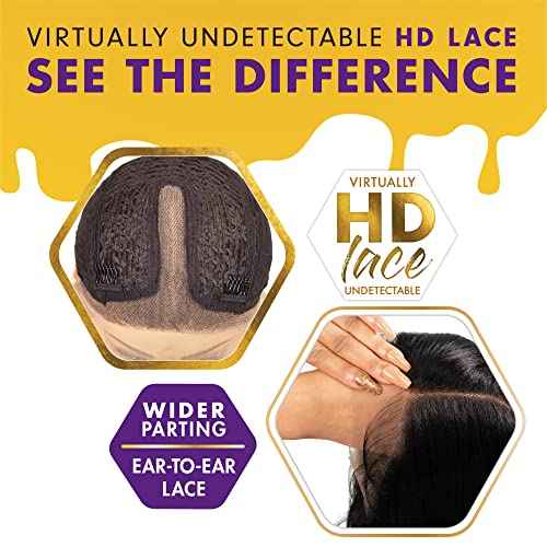 Sensationnel Butta Lace Wigs - Unit 29 Extra Wide 5 Inch Deep Parting Synthetic Preplucked Hairline Glueless Lacefront (FLAMBOYAGEBLONDE)