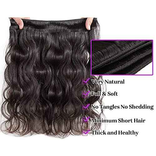 12A Brazilian Body Wave Human Hair 3 Bundles 20 22 24Inch 100% Unprocessed Brazilian Virgin Human Hair Weave Bundle Hair Extensions