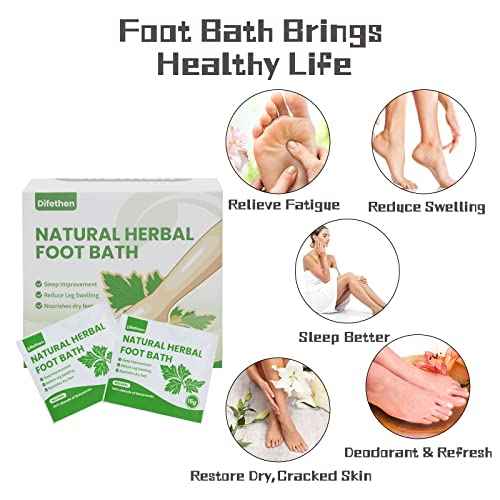 Natural Mugwort/Wormwood Herbal Foot Soak,Lymphatic Ginger Foot Bath Bag, Anti-Swelling Foot SPA Promote Metabolism, Foot Care 15g/PCS (64PCS)