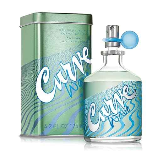 Curve Wave Men's Cologne Fragrance Spray, Casual Day or Night Scent, 4.2 fl oz