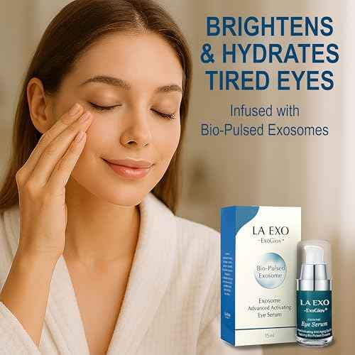 Exosome Eye Serum ? Advanced Anti-Aging Eye Treatment for Puffiness, Dark Circles & Fine Lines ? Brightening, Smoothing & Hydrating Undereye Skin Care for a Youthful Look ? 15ml