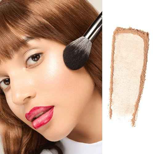 Gerard Cosmetics Star Powder Highlighter Grace, Pearlescent White Highlighter Makeup for Glowing Skin, Professional Facial Luminizer, Cruelty Free, Made in the USA