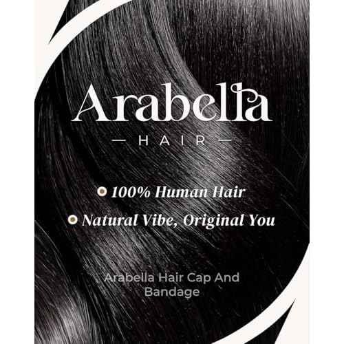 Arabella 5x6 Wear and Go Glueless Wigs Human Hair 210% Density Glueless Wig 12a Pre Cut Lace Front Wigs Human Hair 100% Pre Bleached Plucked Body Wave Wig (20inch, 5X6 Body Wave)