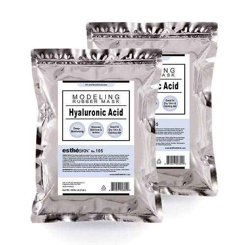 No.105 Hyaluronic Acid Modeling Mask Powder for Professional Facial Treatment, 35 Oz. (2 pack)