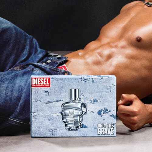 DIESEL Only The Brave - Fragrance Gift Set for Men - Includes Eau de Toilette 4.2 Fl Oz & 2x Shower Gels 2.5 Fl Oz