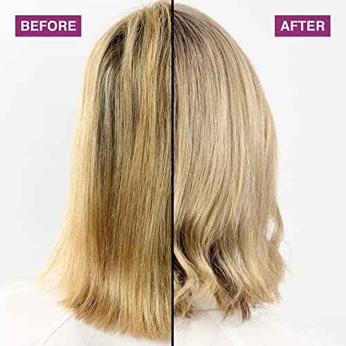 GOODBYE YELLOW Neutralizing Wash Shampoo ? Color Balancing for Brassy and Yellow Tones ? Cleansing Vegan Hair Care with Purple and Blue Pigments