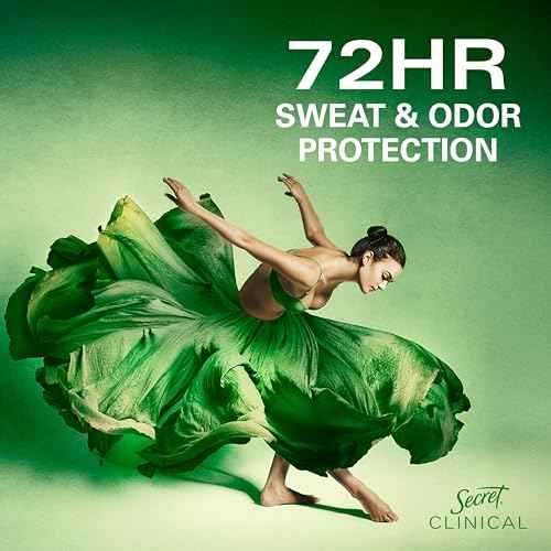 Secret Clinical Strength Antiperspirant Deodorant for Women, Wickedly Wonderful, 3X Sweat Protection, 72hr Sweat & Odor Protection, PH Balanced, Invisible Solid, Cashmere Woods & Lime Scent, 2.6 oz
