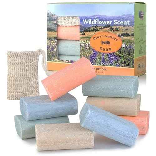 The Original 8-Bar Box - (8) Natural Soap Bars (5oz. each) + (1 pc.) Complimentary Sisal Fiber Soap Bag