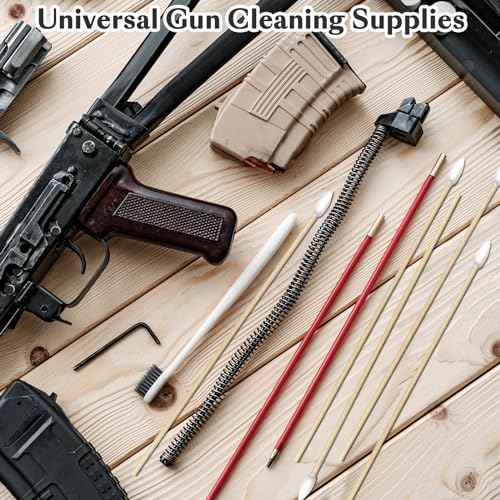 1000 ct Gun Cleaning Swabs - 6-Inch Cotton Swabs with Pointed Tips for Versatile and Effective Cleaning of Guns, Jewelry, and More, Made with Original Cotton and Natural Wood