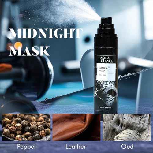 Body Spray for Men, Mens Body Refreshing Spray, Long Lasting, Pack of 3, Each 3.4 Fl Oz, Total 10.2 Fl Oz, Notes of Bergamot, Patchouli, Cedar, Leather