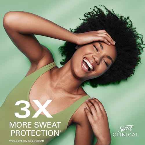 Secret Clinical Strength Antiperspirant Deodorant for Women, Wickedly Wonderful, 3X Sweat Protection, 72hr Sweat & Odor Protection, PH Balanced, Invisible Solid, Cashmere Woods & Lime Scent, 2.6 oz