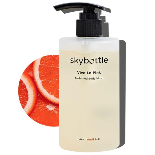 skybottle Body Wash, Refreshing and Cleansing With AHA, Deep Moisture for Dry Skin, Perfumed with Grapefruit Citrus Fruity Scent, Preppy Gift, 10.1 Fl. Oz