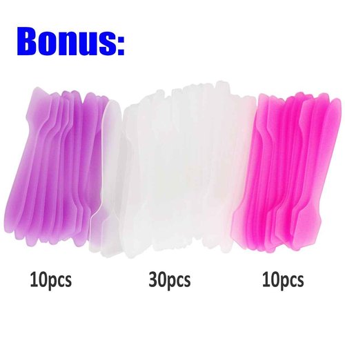 Wopanxye 50pcs 3g Travel Cosmetic Sample Containers for Make-up Eye Shadow Nails Powder Gems Beads Jewelry Cream Lip Gloss Balm, Small 3ml Clear Round Pot Makeup Jars with White Lid, 3g Plastic Jars