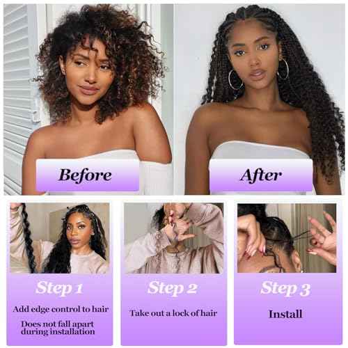 Human Braiding Hair for Boho Braids 150g 22 Inch Deep Wave Ginger Boho Braids Human Hair No Weft Boho Human Braiding Hair Curly 6 Bundles/Pack 350#