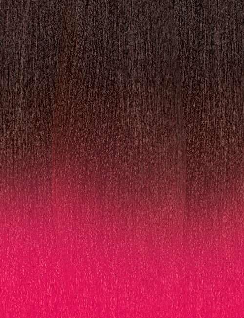 [5 PACK DEAL] Outre X-PRESSION Ultra Braid Pre-streteched Braid 42" 3X (5 Packs, 2T1B/Shocking Pink)