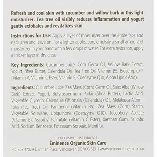 Eminence Clear Skin Probiotic Moisturizer, 2 Ounce