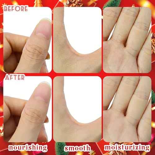 Christmas Hand Cream Set For Women, 10 Pack Mini Hand Lotion Travel Size Bulk For Dry Cracked, Moisturizer Cream For Stocking Stuffers and Christmas Decorations