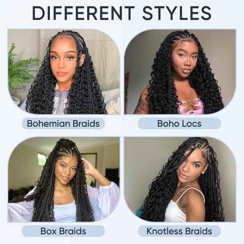 99j Burgundy Human Braiding Hair for Boho Braids,150g 22 inch 6 Bundles Burgundy Deep water Wave Bulk Boho Curly Human Hair for Braiding,Wine red No Weft Wet and Wavy Braiding Hair Extensions