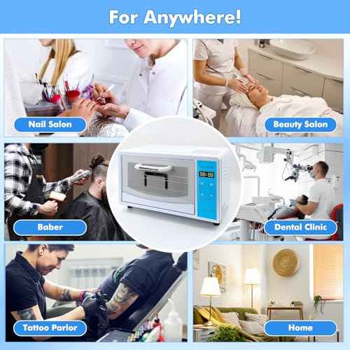 Anatole UV Light Nail Tool Cleaning Machine Dryer 10L Multifunctional Cleaner Box 160W Professional Manicure Tool Cleaning Cabinet with Stainless Steel Tray Rack for Beauty Salon Spa Barber Home 110V