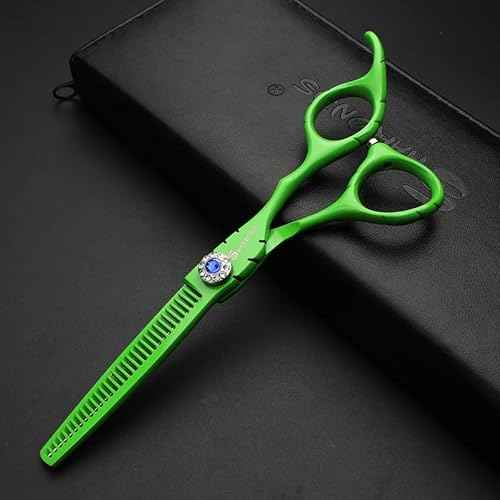 SHARONDS 6 Inch 440C High Hardness Stainless Steel Hair Scissors Hair Salon Hair Stylist Cutting Thinning Tool Barber Special (scissors set) (6 inch 2pc-C)