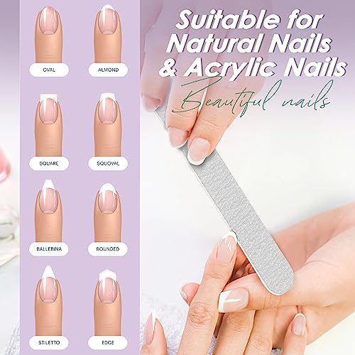 Professional Disposable Zebra Nail Files 100/180 Grit 5" Double Sided Emery Board Manicure Pedicure Tools 100Pcs