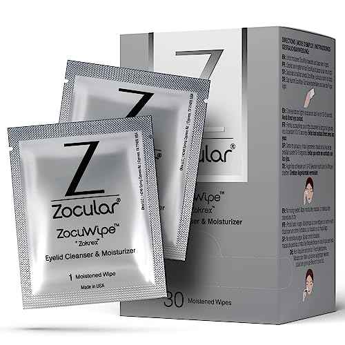 Zocular - ZocuFoam Eyelid Cleanser and ZocuWipe Eyelid Wipes Bundle - Eye Care for Dry and Irritated Eyes - 30 ct