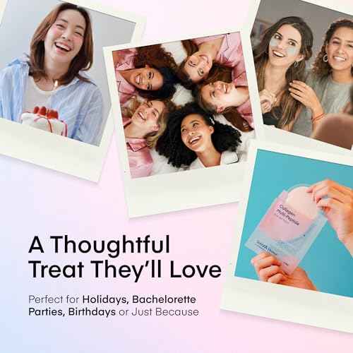 TEREZ & HONOR Peptide Collagen Hydrogel Eye Patches - 6 Pairs Korean Under Eye Masks for Puffy Eyes, Dark Circles, Wrinkles & Undereye Bags - Firming, Hydrating, Travel & Gift Ready Skincare Eye Pads