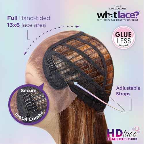 Sensationnel What Lace 13X6 Wigs - Zelena Lacefrontal Hand Tied Glueless Synthetic With Natural Density Preplucked Hairline (FLAMBOYAGESAND)