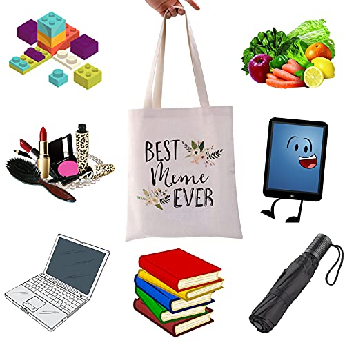 WCGXKO Best Meme Ever Grandma Gift Meme Gift Zipper Makeup Bags Travel Waterproof Toiletry Bag Accessories (Best Meme)