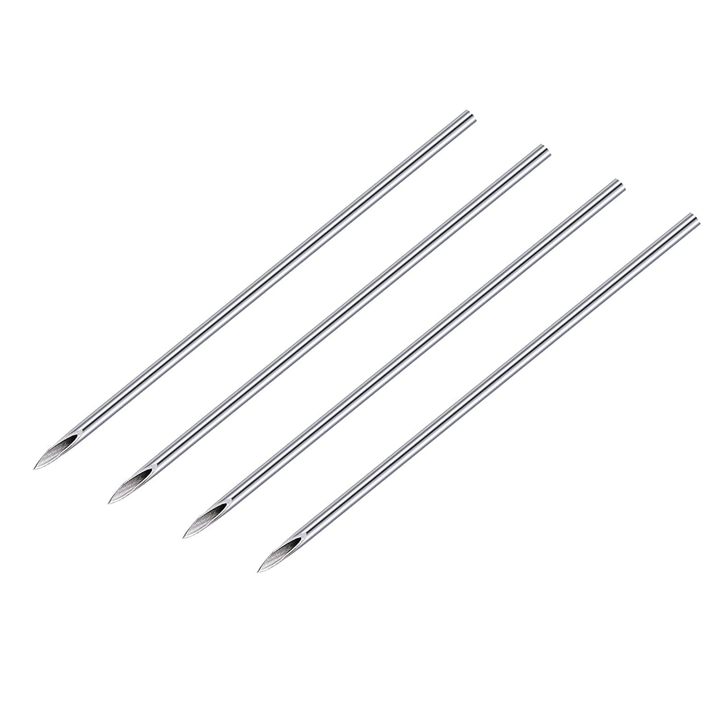 Body Piercing Needles - NeedleWalk 50Pcs Hollow Needles 6G Piercing Needle Kit for Ear Nose Piercing And Lip Tongue Piercing Tattoo Supply